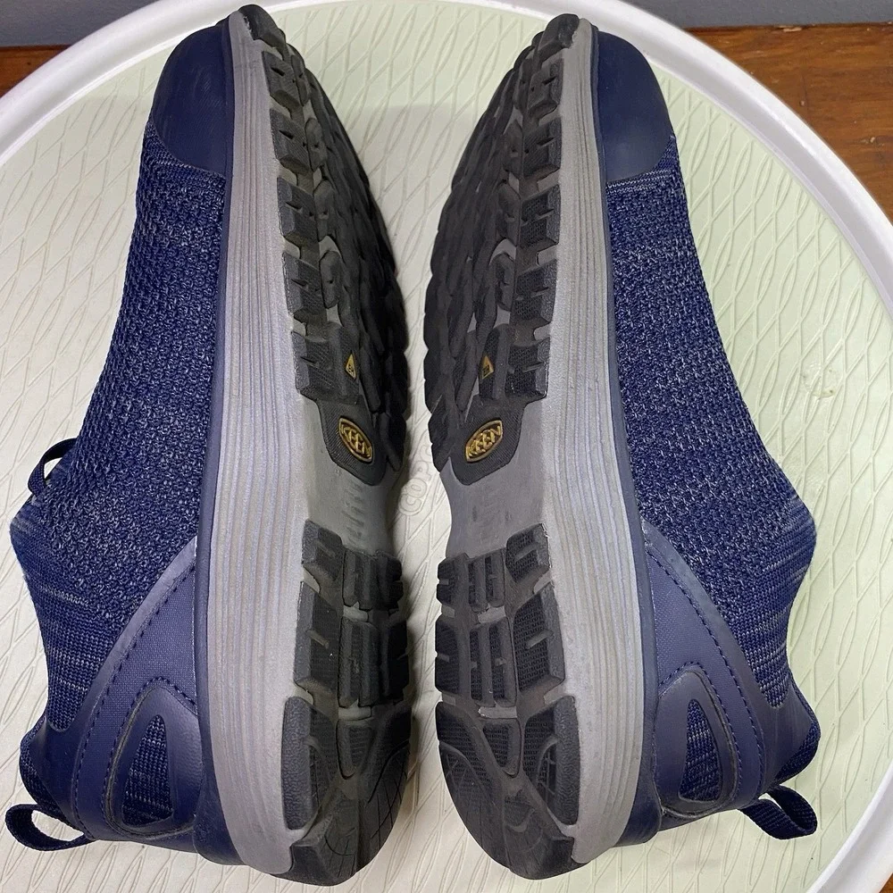Keen Utility ASTM Aluminum‎ Toe Non Slip Work Shoes Navy Blue Women's Sz 9.5M